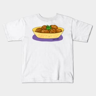 A bowl of beef rendang Kids T-Shirt